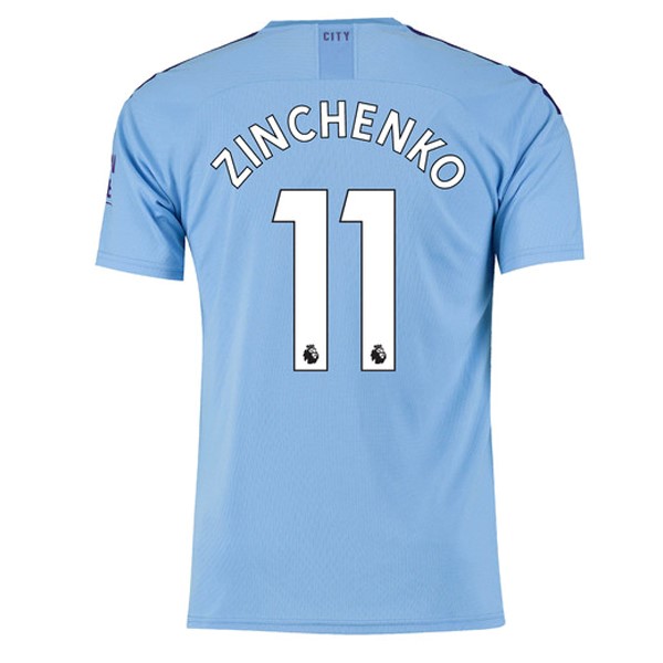 Trikot Manchester City NO.11 Zinchenko Heim 2019-20 Blau Fussballtrikots Günstig